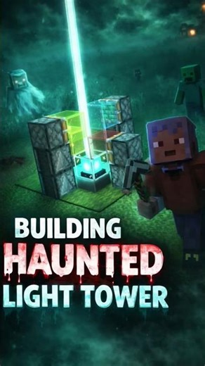 ⚡ Building EPIC Light Tower in Minecraft! 😱 #viralvideo #minecraftshorts #gaming