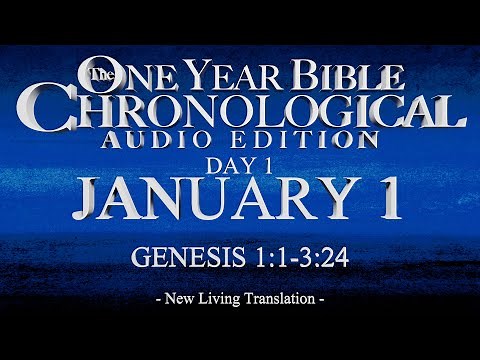 Day 1 | January 1 | Chronological Bible Audio | Gen 1-3