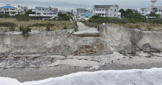 Strathmere's beach is "essentially gone" following nor'easter that moved through East Coast