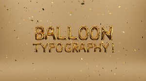 朗SHINY 朗 Download these looping balloon font animations! You can also...