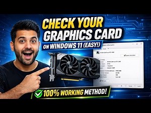 How to Check Your Graphics Card (GPU) on Windows 11 (Easy!)