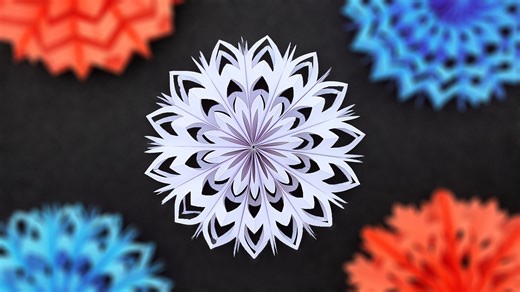 Handmade Snowflakes for a Magical Christmas ❄️ DIY Paper Snowflakes for the Holidays DIY Paper Snowflakes ❄️ Easy Christmas Craft & Decor Ideas! ❄️ Get ready to transform simple paper into stunning winter magic! ✨ In this fun and easy-to-follow tutorial, we'll show you how to make beautiful paper snowflakes – the perfect DIY Christmas craft for all ages! What you'll learn: Step-by-step instructions for folding paper snowflakes Creative cutting patterns for unique designs Tips for hanging and dis