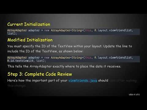 How to Properly Display Rows from a Database in a ListView in Android Studio