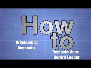 How to: Accounts beheren in Windows 8
