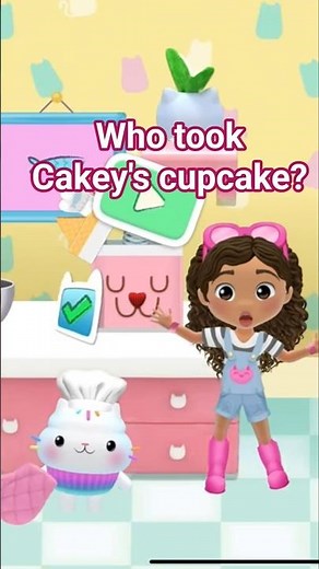 Gabby's Dollhouse: Cakey's cupcake is missing!