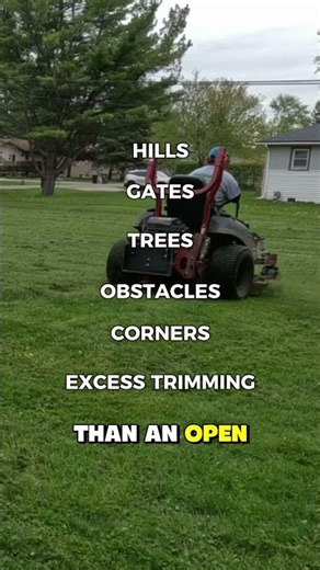 Why this lawn took an hour instead of 20 minutes #lawncare #business #mowing