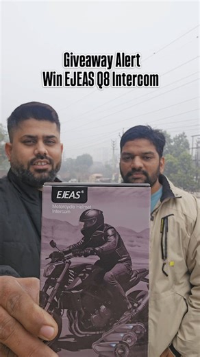 Jeet | JS XTREME on Instagram: "🎉 REPUBLIC DAY GIVEAWAY – EJEAS Q8 INTERCOM 🇮🇳 This 26 January 2026, we’re celebrating Republic Day with the riding community by giving away EJEAS Q8 Mesh Intercoms. 🏆 3 Indian riders will win 1 unit of EJEAS Q8 each _____________________________________________________ 🏍️ GIVEAWAY DETAILS • Prize: EJEAS Q8 Intercom (3 Units) • Eligibility: Indian bikers only • Winner Announcement: 📅 26 January 2026 ⏰ 6:00 PM IST 📍 Via online random comment picker _________