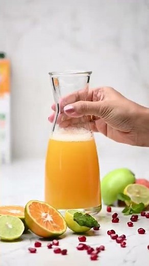 How To Make Fruit Punch At Home | Delicious Welcome Drink Fruit Punch Mocktail | Fruit Punch Recipe