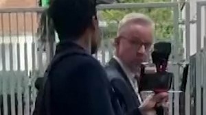 Michael Gove ambushed by anti-vaxxers on street, police intervene