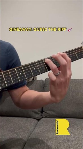 🎸 GIVEAWAY ‼️ Can you name this riff?