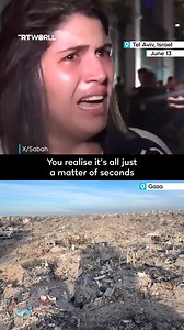 “Today, I felt like I was at a roulette table. You realise you could die.” An Israeli woman describes her fear during Iran’s missile strike on Tel Aviv — a rare experience for many in Israel, but a daily reality for Palestinians in Gaza who have faced relentless bombardment and devastation for years. | TRT World