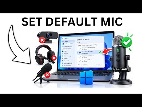 How To Set Default Mic In Windows 11 (Input Device Setup Guide) 💻