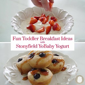 308 reactions · 670 shares | Two easy and delicious breakfast recipes for your toddler that you can make with yogurt.  | Baby Chick | Facebook