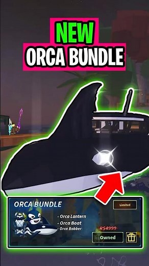NEW ORCA WHALE BOAT In Fisch
