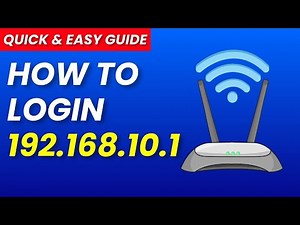 How to Login to 192.168.10.1 Admin Panel