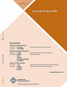 Maximum Flow and Minimum-Cost Flow in Almost-Linear Time | Journal of the ACM