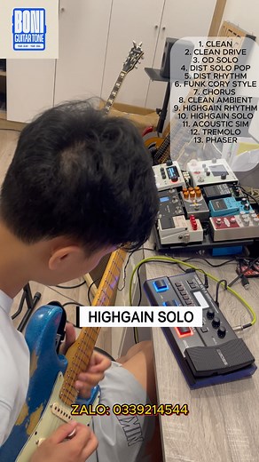 23K views · 349 reactions | BOSS GT1 demo bộ sound mình có cung cả phơ cả sound. zalo: 0339214544 落Hiện quý anh chị có nhu cầu làm tiếng xin inbox page Boni guitar tone hoặc số zalo. Đăng kí học vui lòng inbox page Boni Private guitar class. anh em cần thì nhắn thẳng nhu cầu ạ. em xin cảm ơn thật nhiều #tuanboni #boniguitartone #bonisprivateguitarclasses | Tuấn Boni | Facebook