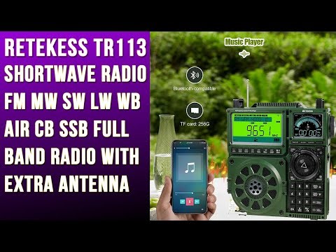 Retekess TR113: POWERFUL PORTABLE RADIO RECEIVER