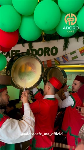 Adoro Café Maroc on Instagram: "Plus qu’un match, une expérience chez Adoro. ✨ 😍 DIMA MAGHRIB ! 🇲🇦🏆🦁 #AdoroCafé #CAN2025 #DimaMaghrib #Rabat"