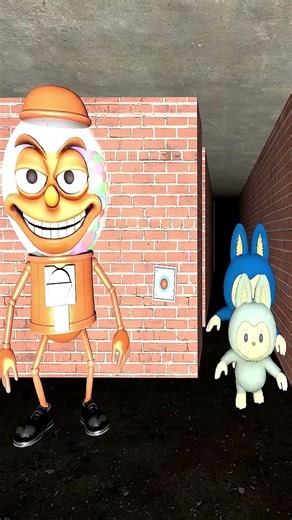 Chicleteira Bicicleteira Turn On The Light For Labubu #shorts