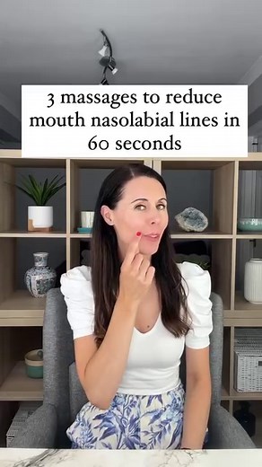 106K views · 1.8K reactions | 3 massages to reduce mouth nasolabial lines explained in 60 seconds  I love all these massages as they help to soften and prevent lines but most importantly they help us to feel calm and balanced in our mind as we do them ❤️#faceyogaexpert #faceyoga #facialyoga #facialmassage #daniellecollinsfaceyogamethod #daniellecollinsfaceyoga #faceyogateachertraining | The Face Yoga Expert | Facebook