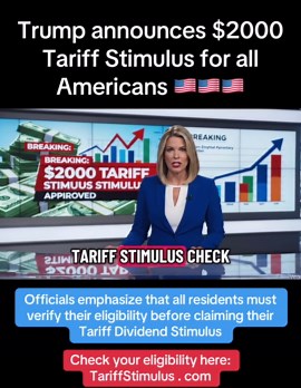 Trump Announces $2000 Stimulus Payment for Americans