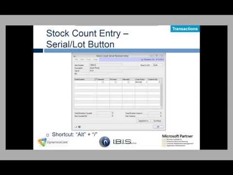 Show Me How Inventory Cycle Counts