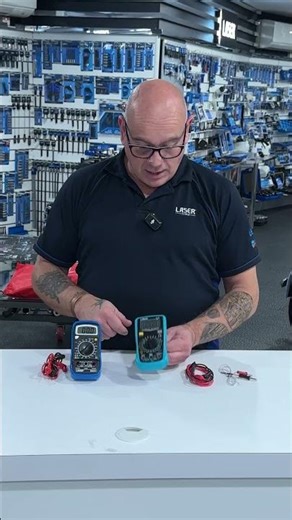 Multimeter Meets Ratchet Flare Nut Wrench 🔧 | Laser Tools 8801 & 9076 #Shorts