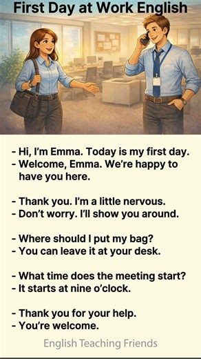 Starting a New Job? What to Say on Your First Day at Work