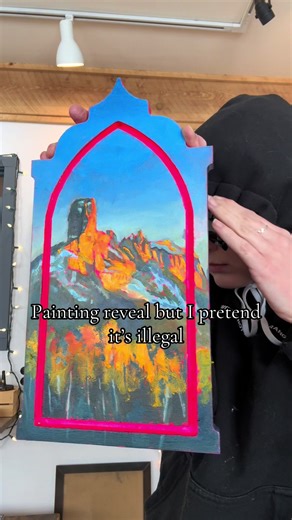 Stunning Landscape Painting Inspired by Mountain Views
