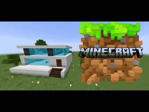 Modern House in Minecraft #minecraft #shorts