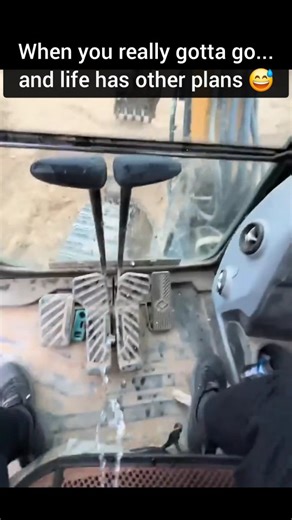 Science, Technology & Engineering on Instagram: "This video is a scripted, comedic scenario designed to capture an awkward and funny moment. A young person, seated in an excavator in an open field, attempts to relieve himself when unexpectedly two girls walk by. The situation escalates humorously as he struggles to regain control, accidentally spilling liquid over the excavator controls. The scene is intentionally exaggerated for comedic effect, paired with funny background music to enhance the 