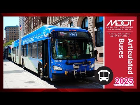 MTA Maryland's Articulated Buses - Baltimore, MTA MD TrAcSe 2025