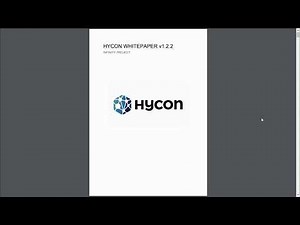 HYCON - Whitepaper Review / Project advantages