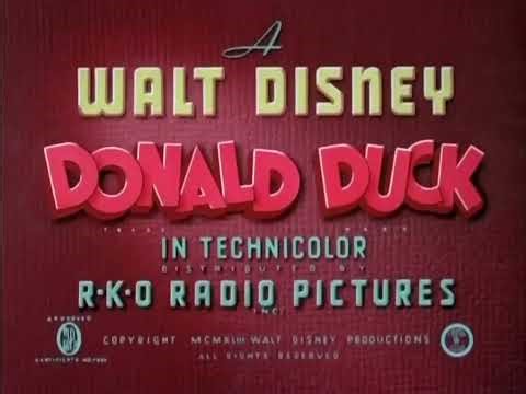 Donald Duck - Fall Out, Fall In • 1943, RKO Titles