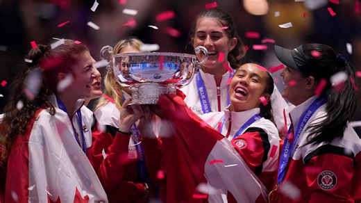 Canada's tennis stars win country's first Billie Jean King Cup