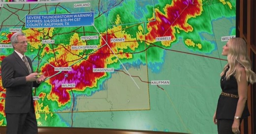 Severe storms pound North Texas with hail, flooding and damaging winds