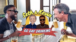 Seth and Kevin Hart spend a day drinking at Lolita in New York City, where they do things like create drinks based off of Kevin's acting career and play rock, paper, scissors to determine who is drunker. | Late Night with Seth Meyers