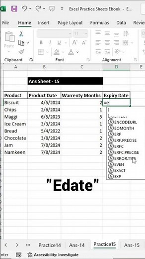 Create Your Warranty Sheet in Excel Today! | Calculate Expiry Date in Excel