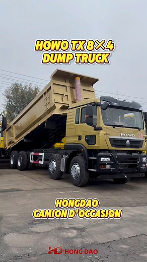 Immersive Experience of the HOWO TX 12-Wheel Dump #HongDaoTrucks #HOWO371 #howotx | HongDao Remanufacturing truck factory