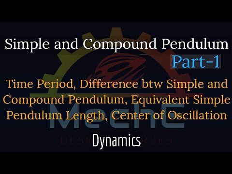 Simple and Compound Pendulum: Equivalent Simple Pendulum Length | Part-1