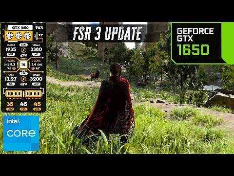 Testing FSR3 on GTX 1650 (Forspoken)