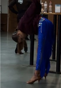 Margo Bratchenko Backstage at the Dance Competition