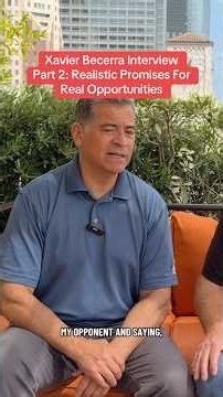 Xavier Becerra Interview Part 2: Realistic Promises For Real Opportunities 9/17 #california #dmv