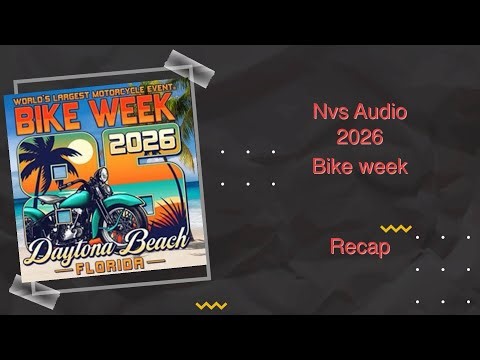 Recap of Nvs Audios 2026 Daytona bike week . Ours DSP class , audio builds , awesome bikes …