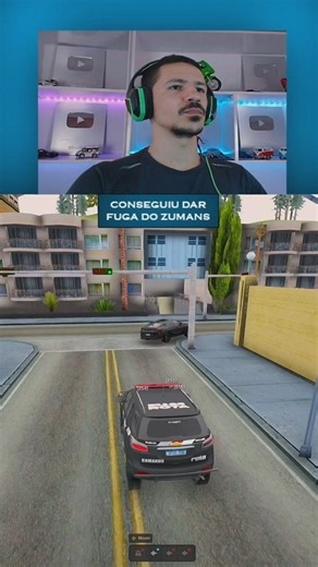 Esse cara conseguiu dar fuga do zumans de carro #gta #gameplay #shorts #shortvideo
