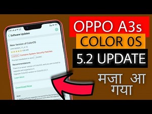 Oppo A3s Color Os 5.2 New Update Finally Released | New Update Oppo A3s | Faisal Alam Official