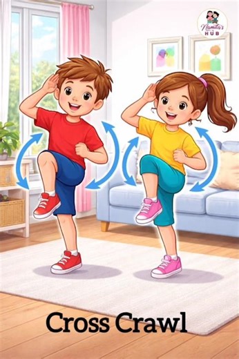 Day 1 Brain Gym | Cross Crawl Exercise