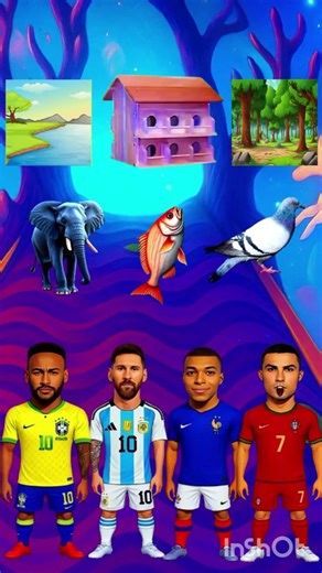 মেসি পাগল হয়ে জাবে। Neymar & Messi ভুল করে ফেলেছে! Can Ronaldo Fix Everything? Viral Cartoon Short