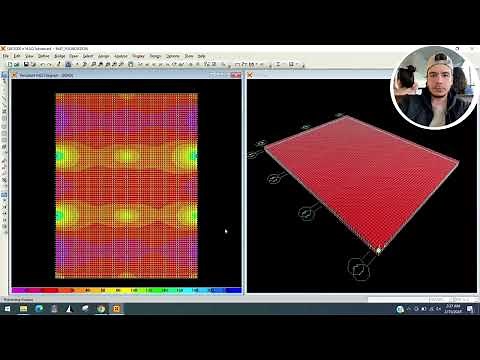 SAP2000 RC RAFT MAT FOUNDATION ANALYSIS AND DESIGN EX1 PART1